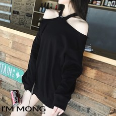 아이엠몽 여성 홀리넥 어깨트임 긴팔 티셔츠 섹시함은 메인~ 클럽에서는 내가 주인공 시레네HM