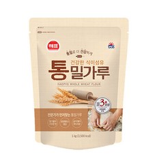 사조 통밀가루, 1kg, 6개