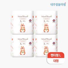 네추럴블라썸 초박형 팬티기저귀 24p x 4팩