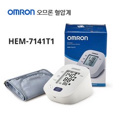 오므론 자동 전자 혈압계 HEM-7141T1, 1개 HEM--7141T1, 1개