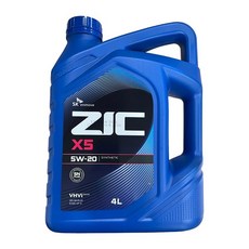 ZIC X5 5W20 4L, ZIC X5 5W20 4L ◀, 1개