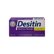 데시틴 Desitin 최대 강도 기저귀 발진 크림 여행용 사이즈 2온스 220008, 데시틴 Desitin 최대 강도 기저귀 발진 크림 여행, 57g, 1개