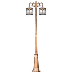 정원 가로등 도로 스탠드 야외 실외 마당 조명등 LED, 1개, 브론즈 색상 2.5m 전기 LED 광원