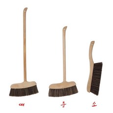 사무실빗자루 백양나무 말총 방빗자루-대 약78cm 방바닥 청소 사무실바닥청소 말총빗자루 방비 나무손잡이, 1개