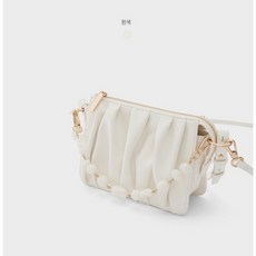 찰스앤키스 토트 겨드랑이 비즈주름 스퀘어백 CHARLES & KEITH CK2-20270749