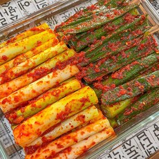 농가살리기 전라도 나주골 수제 통 대파김치, 1박스, 3kg