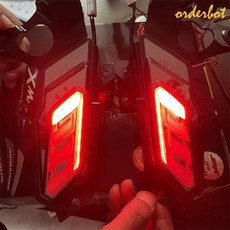 오더봇 XMAX 300 LED 깜빡이 방향 지시등 엑스맥스 윙카 튜닝 용품 2023-, 레드, 1개