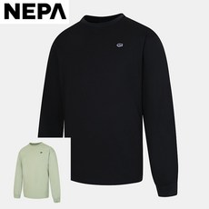 [네파] 23년 S/S 촉감과 신축성이 좋은 남여공용 피싱 그래픽 긴팔 라운드 티셔츠 (루즈핏) (2색상 택1) - 7JC5366
