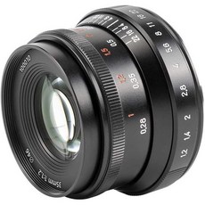 7artisans 35mm f1.2 Mark II APS-C는 Eos-M1 Eos-M2 Eos-M3 M5 M6 M10 M100 M50을위한 캐논의 밀집된 미러리스 카메라를위한 더