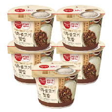 햇반 컵반 직화불고기덮밥 257g, 5개