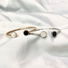 화이트골드뱅글