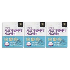라메디 차즈기 추출물 빌베리 자소엽 정 3박스 (500mg x 30정), 6개
