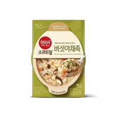 비비고 버섯 야채죽, 280g, 8개