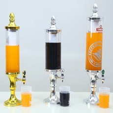 Qita 3L 생맥주기계 가정용맥주디스펜서 가정용맥주기계, 1.5 리터개, 금색