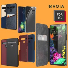 VOIA for LG V50 ThinQ 케이스 카드수납 플립커버 하드 젤리 범퍼 후면
