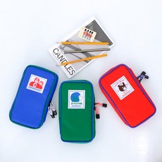 유니온스카웃 PENCIL CASE - BLUE GREEN RED 필통 - 유니온스카웃