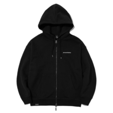 국내매장상품 GROOVE RHYME 그루비라임 후드집업 BASIC LOGO EMB HOOD ZIP-UP (BLACK) [LRSWCTZ341MBKA] 270234