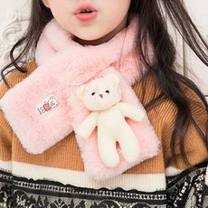 kirahosi 유아 아동 목도리 머플러 털 아동머플러 털목도리 309호+덧신증정 Iat5d10