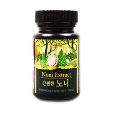 힐링 노니 분말 환 열매 폴리페놀 이리도이드 세로토닌 파극천 뿌리 해파극 야생 차 주스 과립 추출물 원물 염증 혈관건강 noni 60정, 36그람