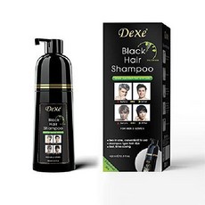 Agthyuve Dexe 인스턴트 블랙 헤어 샴푸 400ml x 3, 3개