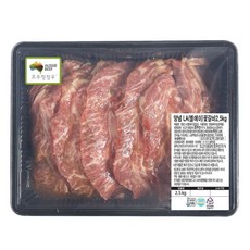 호주산 양념 LA 꽃갈비2.5kg x 2팩, 2개