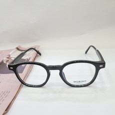 사각 안경 남자 여자 안경테 블랙뿔테 MORINO 8060 49