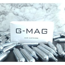 12g CO2 비나사산 카트리지 50개 AIRSOFT GMAG, 단일수량