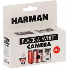 Ilford XP2 슈퍼 단일 사용 카메라 플래시(27개 노출) 흑백 필름 CAT1174186 : 사무용 전자제품 : 카메라, 단일옵션