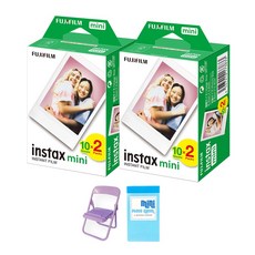 인스탁스 즉석 미니필름 40p + 포토체어 색상랜덤발송 + GL앨범, 1세트 1세트