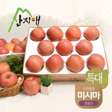 산지애 알뜰 못난이사과(특대) 4kg 2box / 당도선별 청송산 미시마, 2개