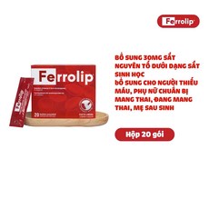 페로립 Ferrolip 여성 임신 영양 프리미엄 생물학적 철분 sat bot Ferrolip 20개입 1개, 300g