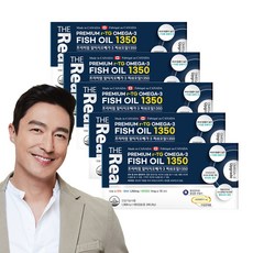 더리얼 프리미엄 알티지RTG 오메가 피쉬오일 1350 [1350mg x 180캡슐] x 5박스, 180정, 5개