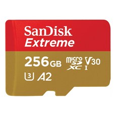 샌디스크 익스트림 마이크로 SD 카드 CLASS10 100~160MB/S (사은품), 256GB