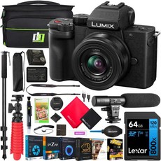 파나소닉 LUMIX G100D 4K 미러리스 디지털 카메라 본체 12-32mm F3.5-5.6 렌즈 DC-G100DKK 번들