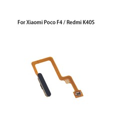 ORG 홈 POWER LOGIC 단추 지문 센서 플렉스 케이블 포코 F4 레드미 K40S, 3.Black