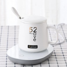 맛있는온도 55도유지 컵워머 보온 컵받침대 티워머 크리스마스선물, 1개
