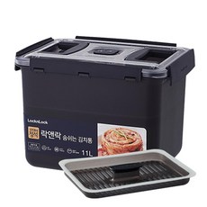 락앤락 숨쉬는 김치통 그레이, 1개, 11L