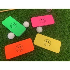 스마일 골프 요술지갑 내기지갑 즐거운골프 라운딩 필수아이템 케디악세사리 선물용품-(4색1세트), 4색1세트