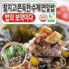 국내산 100% 수제 찹쌀 연잎밥 즉석 잡곡 영양밥 선물세트, 160g, 10개