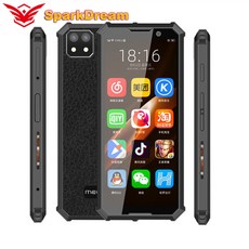 멜로즈 2019 엔드 스마트 폰 1GB/2GB 8GB/32GB 4G Lte MTK6739V 쿼드 코어 안드로이드 8.1 지문 3.46 인치 슈퍼 미니 핸드폰|휴대 전화|, 1개, 2019END Add 8G SD, Black 8GB ROM