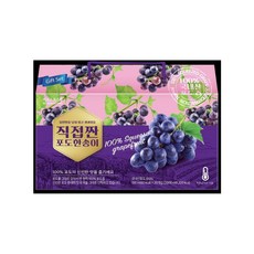 지오스퀴즈팜 직접짠 포도한송이 (100ml x20팩 국내산) 포도즙, 20팩, 100ml