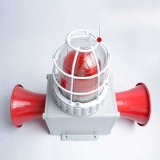 별빛미 경고등사이렌 높은데시벨 경광등 고출력 산업용, 180dB 듀얼 스피커 220V, 1개