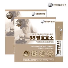 전통발효연구원 38 발효효소 2박스, 단일옵션, 90g, 2개