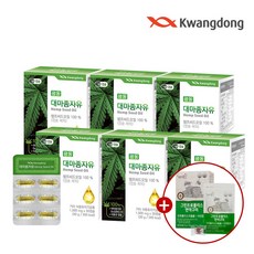 광동 대마종자유 햄프씨드오일 1000mg x 30캡슐, 6박스