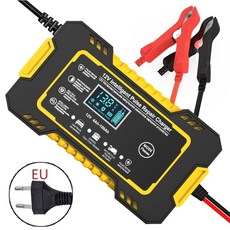 차량용보조배터리 자동차점프스타터 무선 차박용 충전기 12V 6A 펄스 수리 LCD 디스플레, 1개
