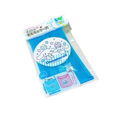 산리오 캐릭터즈 시나모롤 아기목욕 욕조 장난감 그물 욕실 정리함 메쉬 케이스 보관함, 1개, 블루