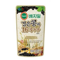 베지밀 검은콩과 16곡 두유(파우치) 190ml x 15봉. 3개(1BOX)