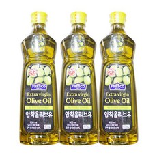 오뚜기 압착 올리브유 900ml 3개 기름 튀김 부침 오일