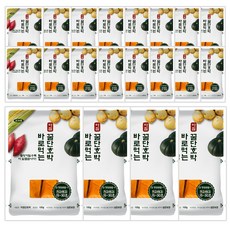 아침 바로먹는 꿀단호박 슬라이스, 100g, 20개