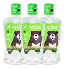 동아제약 가그린 어린이용 사과 380ml X 3개 / 양치 가글 충치